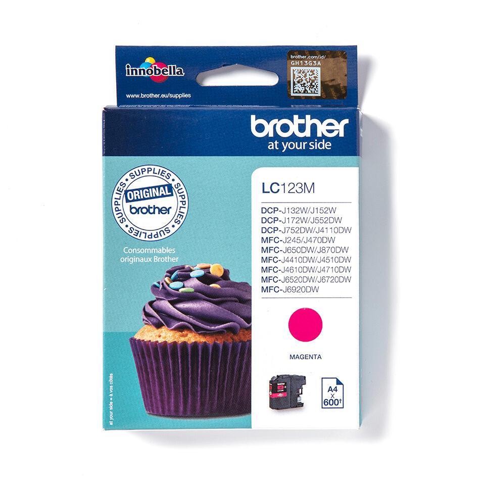 INK Brother LC-123M / 600 faqe / Standard - Rozë - 3