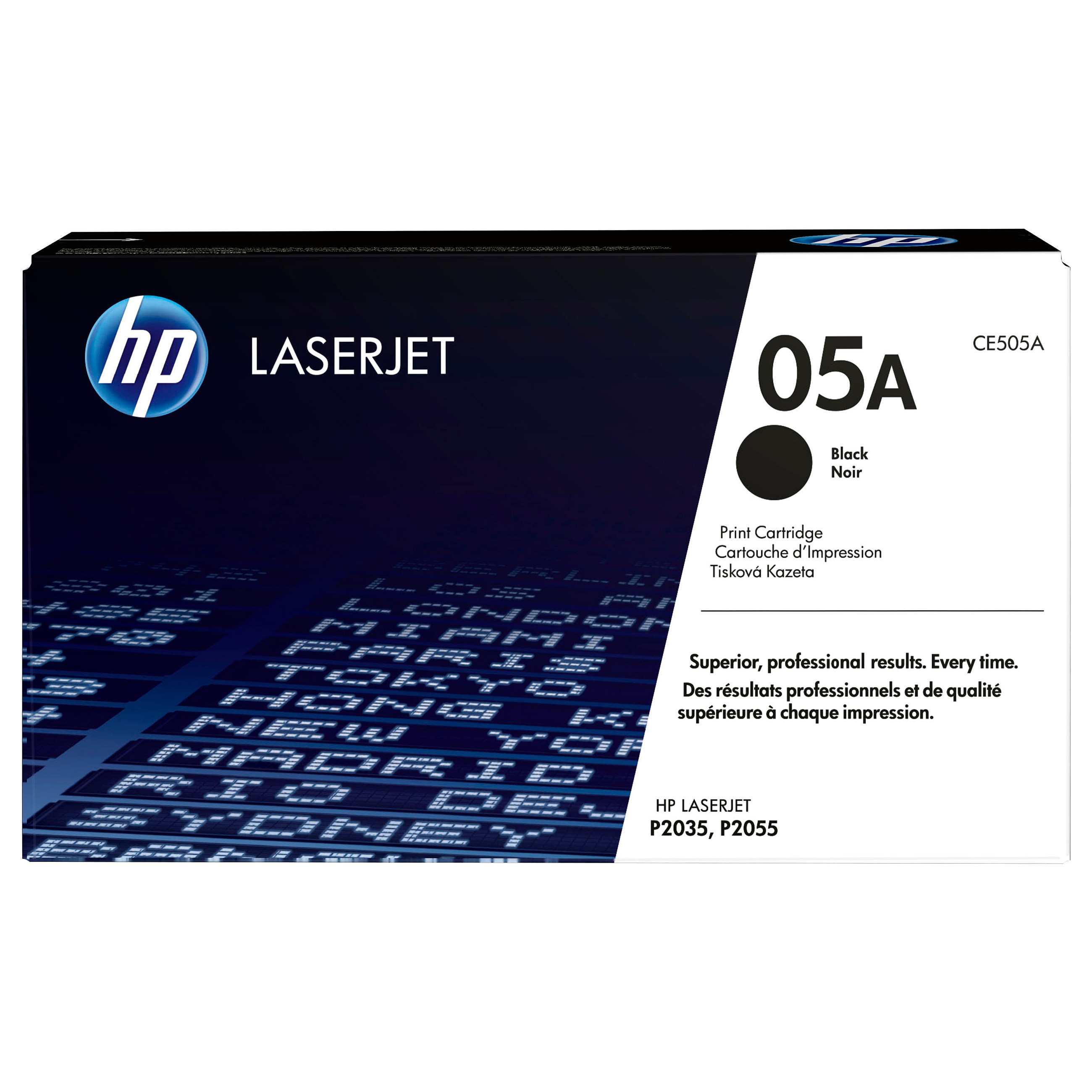HP 05A Black Original LaserJet toner cartridge - 1