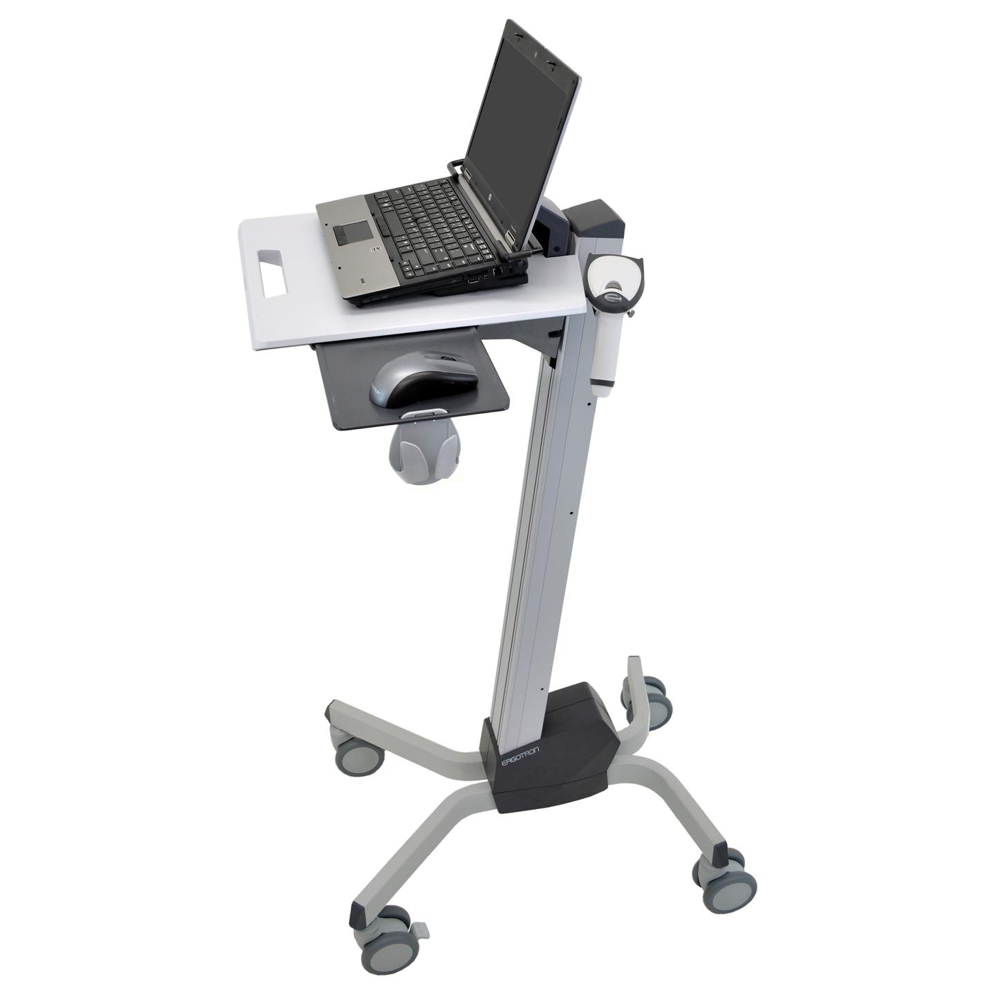 Karrocë për Laptop Ergotron Neo-Flex 24-205-214 / 12"-17.3" / 6.8kg / Rregullim Lartësie 68-118cm / 4 Rrota / 2 me Frenim - Gri - 2