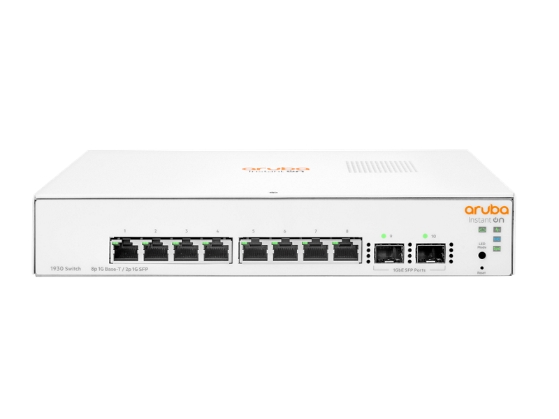 Switch HP Enterprise Instant On 1930 M RM / 2SFP / 8+2P / Gigabit / I bardhë - 2