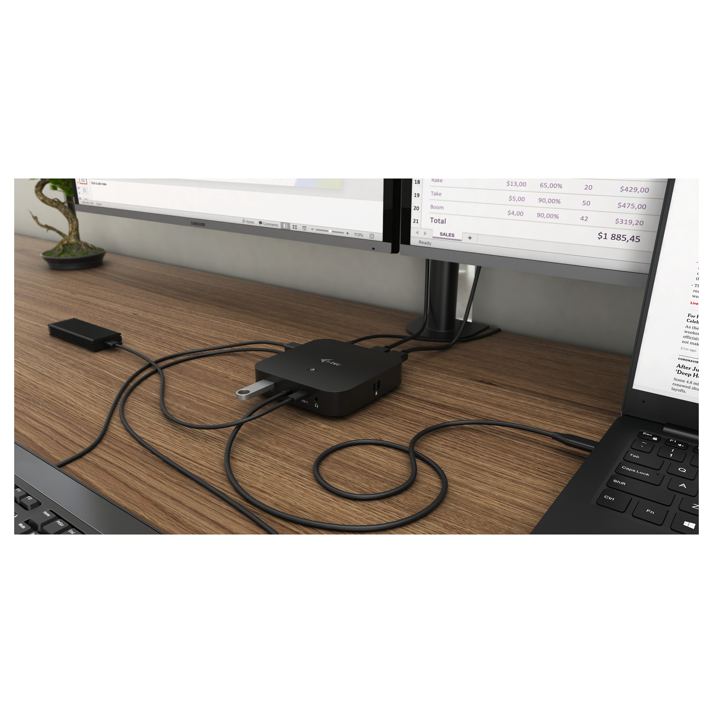 Docking Station I‑TEC USB-C Dual Display - 11