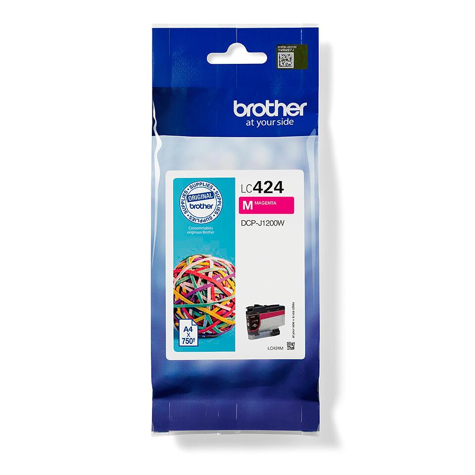 INK Brother LC-424M / LC424M / 750 faqe / Standard – Rozë