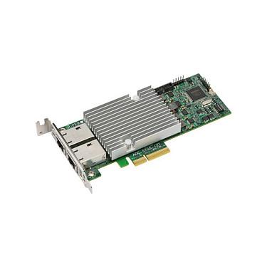Karta të Rrjetit Supermicro AOC-STGS-I2T-O / PCIe 3.0 x4 / 2x Gigabit LAN RJ45 / 10Gbps / Intel X550-AT2 / Low Profile