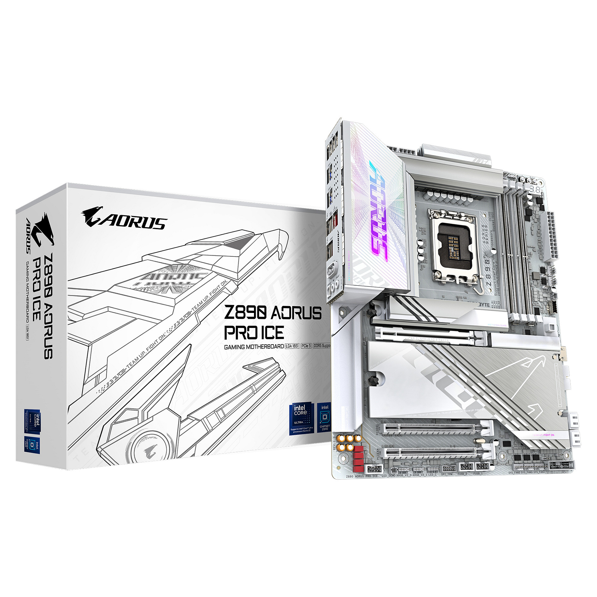 Pllakë Amë AORUS PRO ICE Z890 - 1