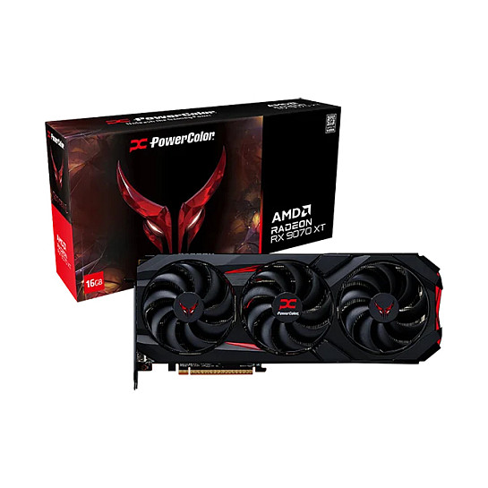 Kartelë grafike AMD RX 9070 XT 16GB PowerColor Red Devil OC GDDR6 3Fan - 8