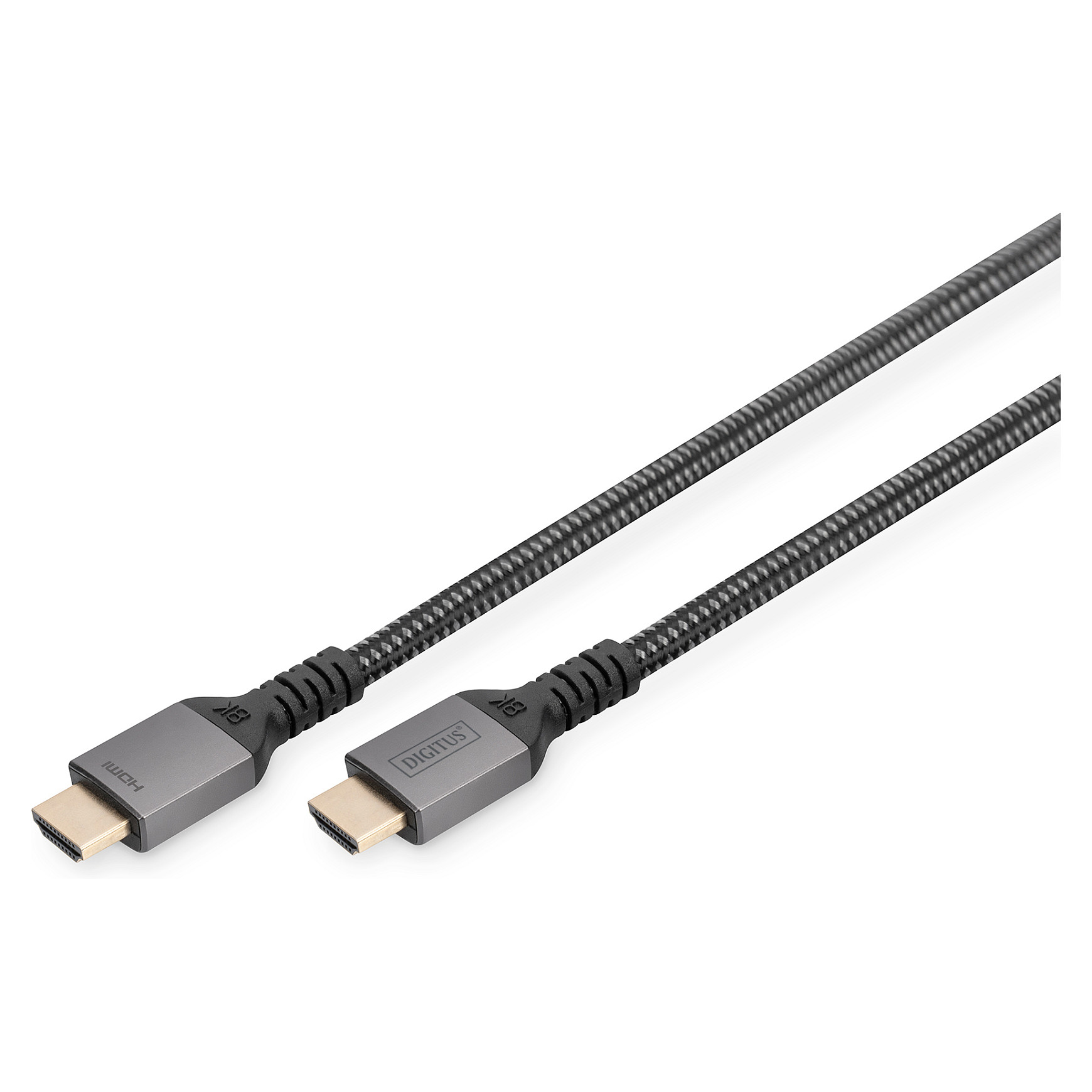 Kabllo HDMI Digitus DB-330200-010-S / HDMI në HDMI / 1m / HDMI 2.1 / 8K 60Hz / 4K 120Hz - Zezë