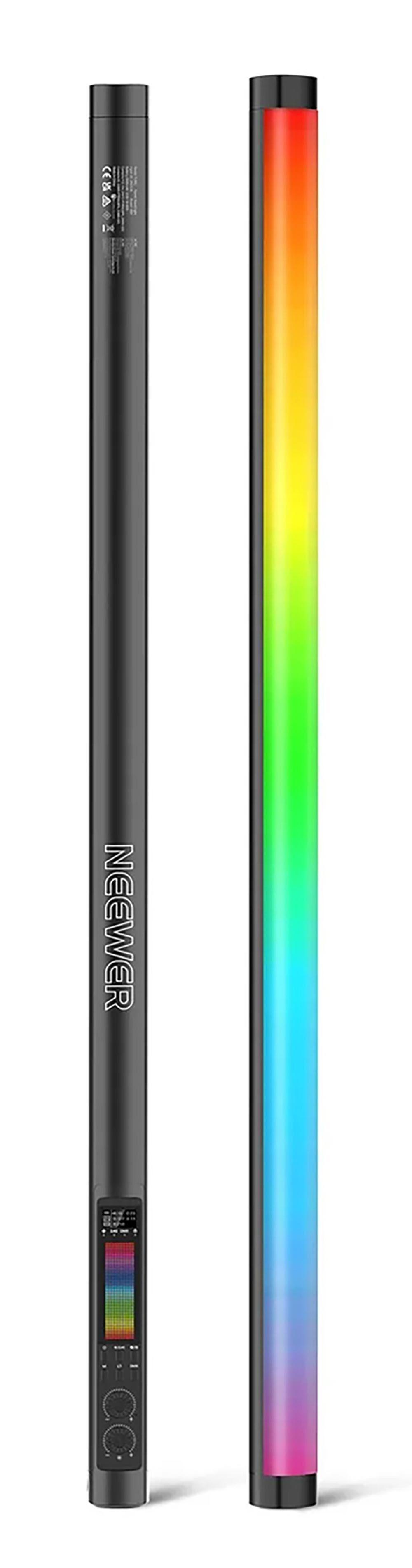 Dritë e Mençur Neewer TL90C, RGB, 30W, 1650Lux, 2500-10000K, CRI 97, TLCI 98, 94.5cm - Zezë