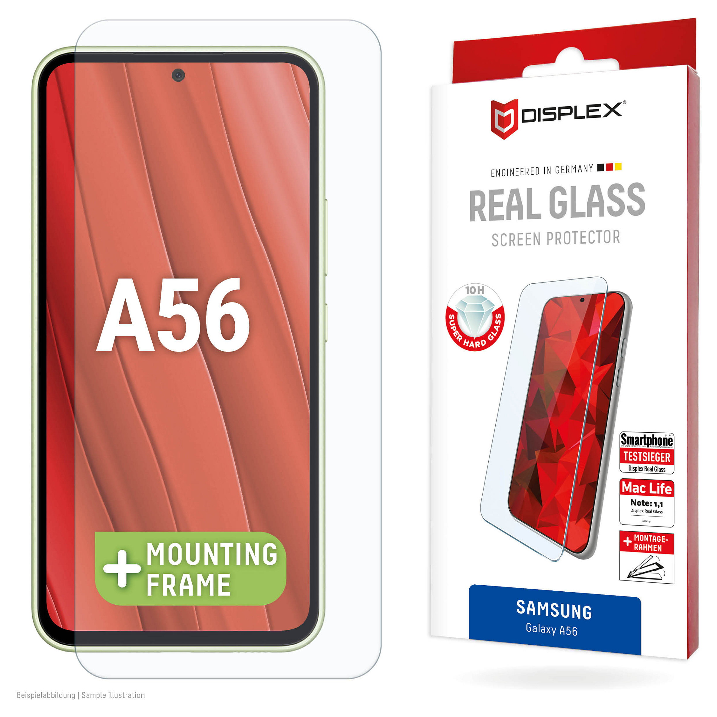 Mbrojtëse për ekran Displex / Samsung Galaxy A56 / Xham Tempered Glass 10H - Transparente