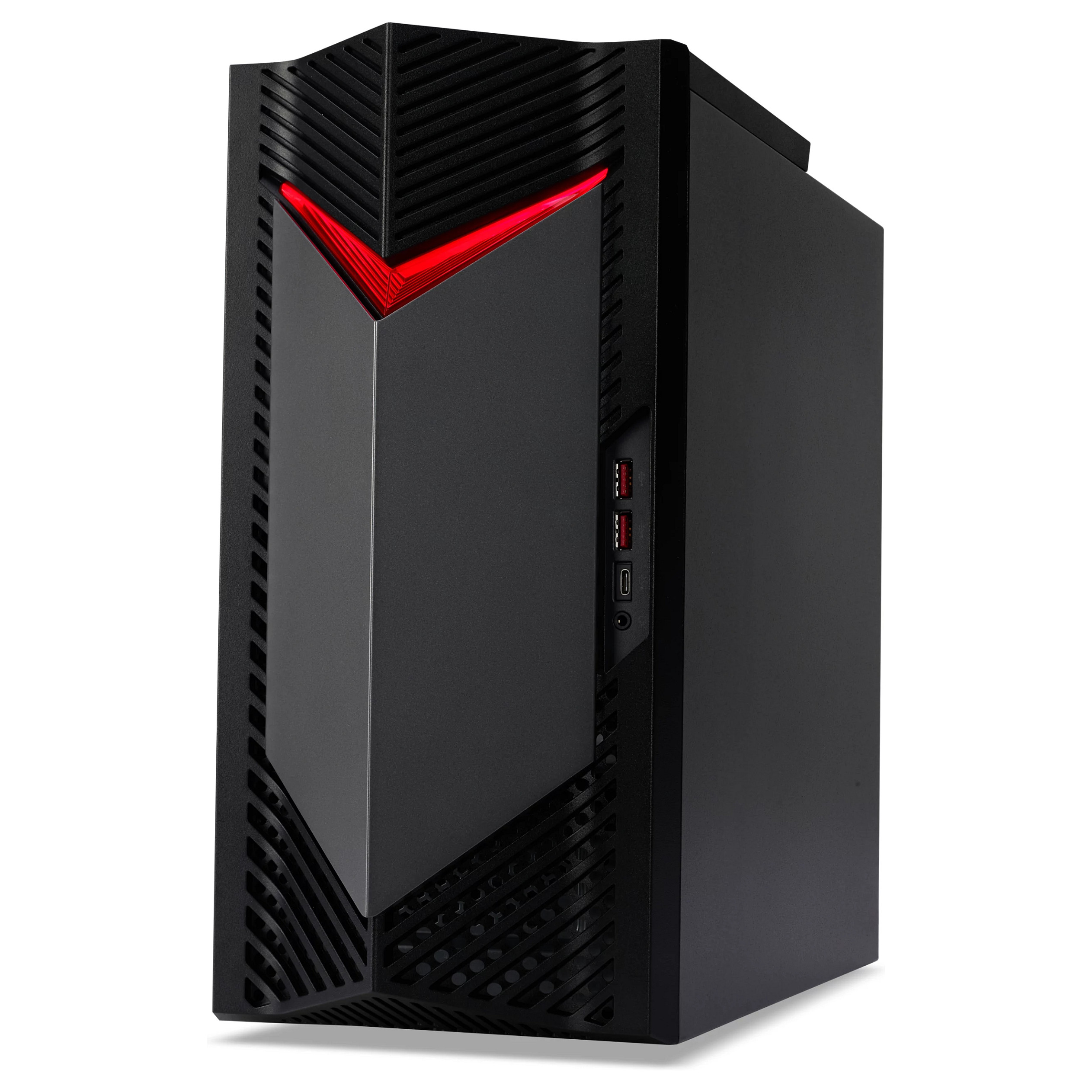 Kompjuter Gaming Acer Nitro 50 N50-660 / Intel Core i7-14700F / 16GB DDR5 / 1TB / RTX 4060 8GB - Zezë/Kuqe - 3