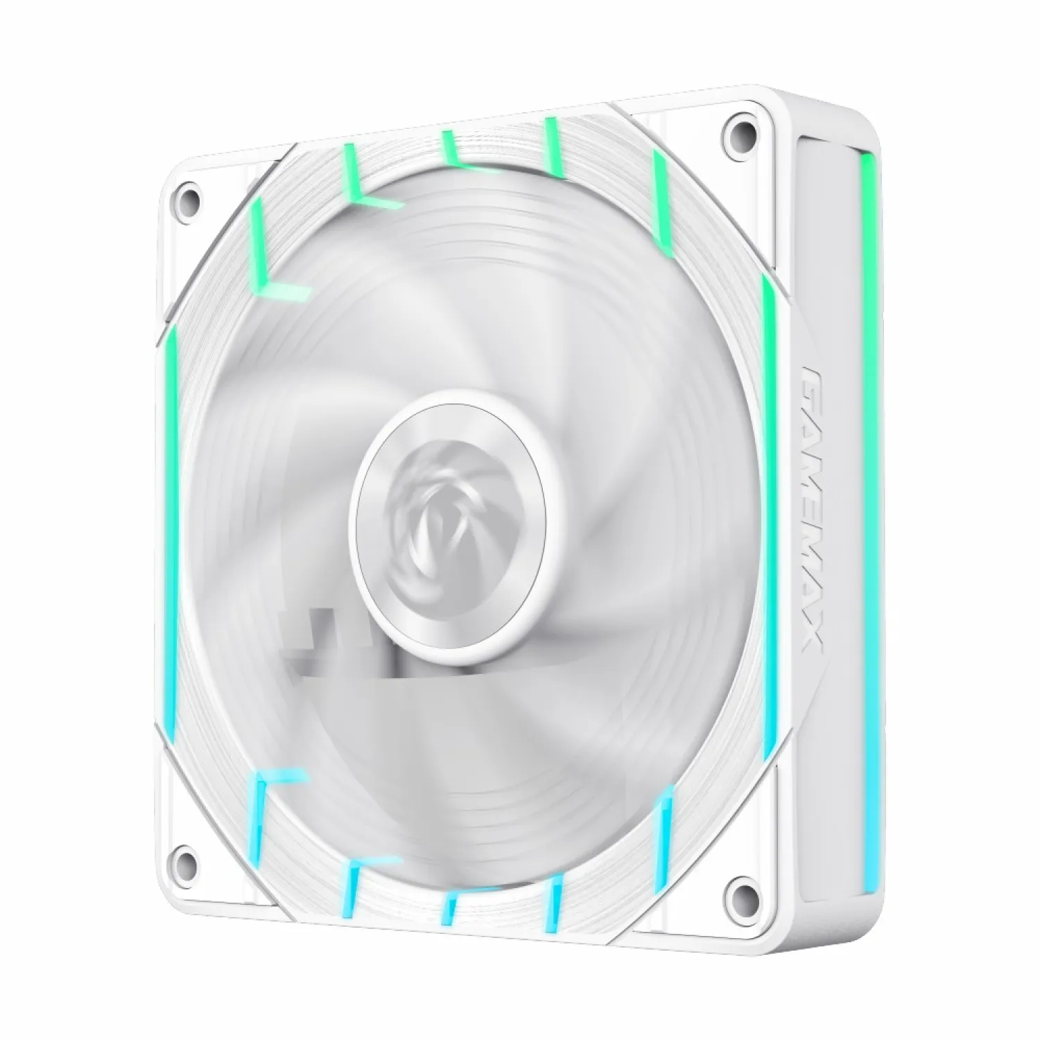 Ftohës për Kasë GameMax Tornado T12 ARGB / 120mm / PWM / 2200 RPM / ARGB – Bardhë - 2