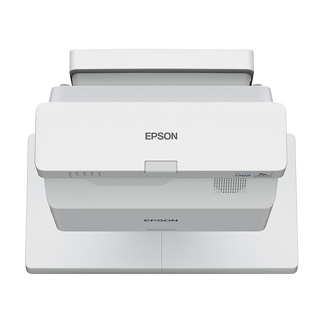 Projektor Epson EB-770F, Full HD, Laser, 4100 Lumen, 3LCD, Ultra Short Throw, 3x HDMI, Wi-Fi, Miracast – Bardhë