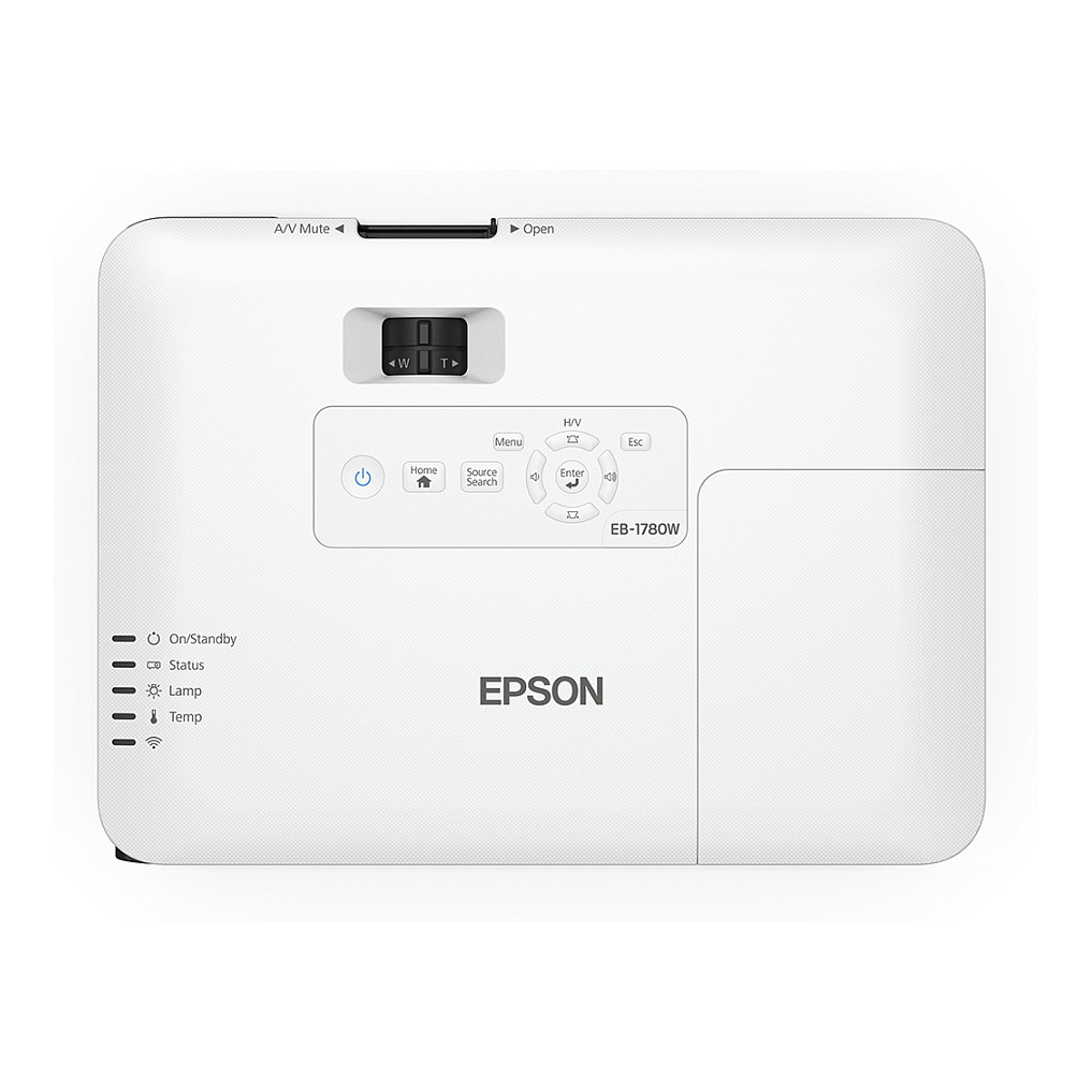 Projektor EPSON EB-1780W (1280x800) 16:10 LCD-Digital 3000-Lumen VGA HDMI USB-A USB-B Speaker - 6