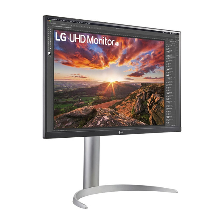 Monitor LG 27UP850K-W / 27″ / 4K UHD IPS LED / 60Hz / 5ms / USB-C + DP + HDMI - Bardhë - 4