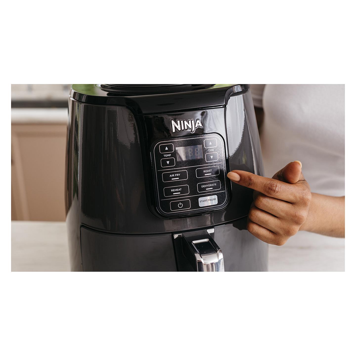 Fryer Ninja AF100EU / 3.8L / 1550W / 1kg / 4 Programe / 40–210°C / Digital Control – Gri/Zezë - 7