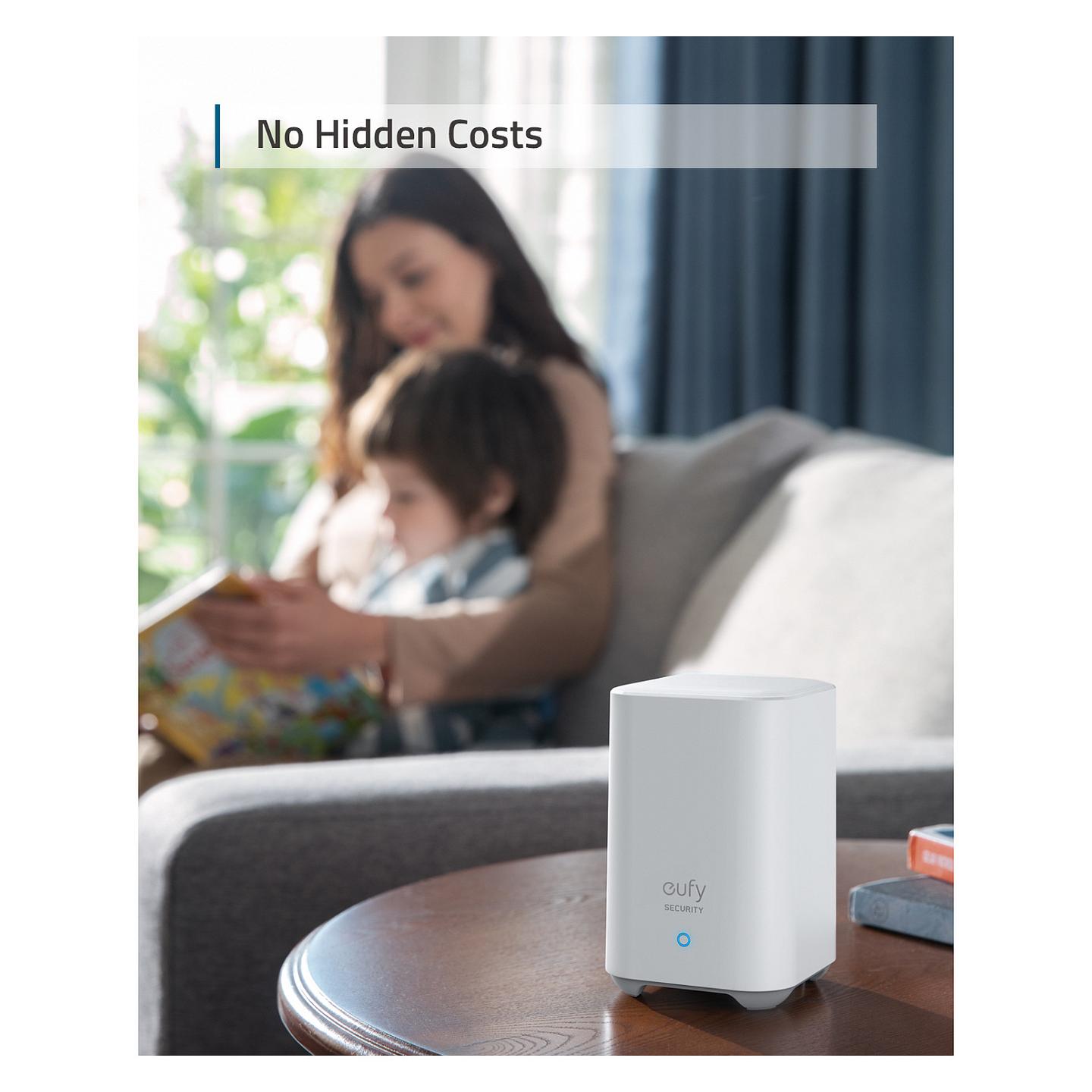 Kamerë Zile për Derë eufy Security Video Doorbell 2K, 2K, 160°, Wi-Fi, Audio 2-Kahëshe, Night Vision 5m, Bateri, IP65, HomeBase - Zezë/Bardhë - 4