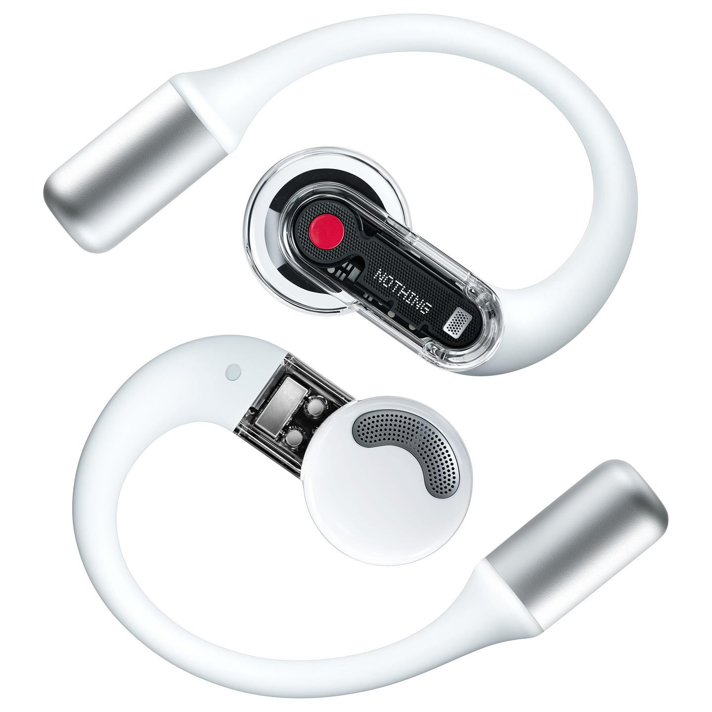 Kufje pa kabllo Nothing Ear (open) / Bluetooth 5.3 / Open-Ear - Bardhë