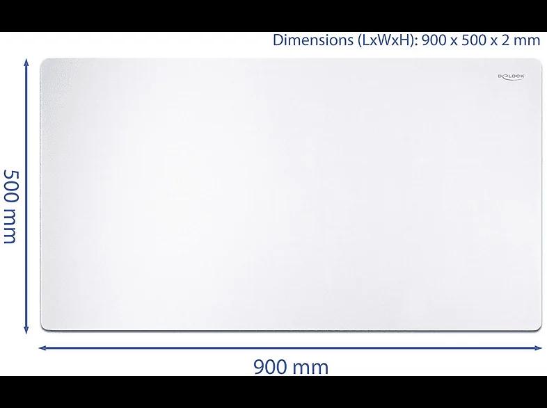 Mauspad DeLOCK 12044 Gome / 900 x 500 x 2mm / Anti-rrëshqitës - e Bardhë - 3