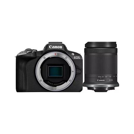 Kamerë Digjitale Canon EOS R50, APS-C 24.2MP, 4K, RF-S 18-150mm, Wi-Fi, Bluetooth - Zezë - 2