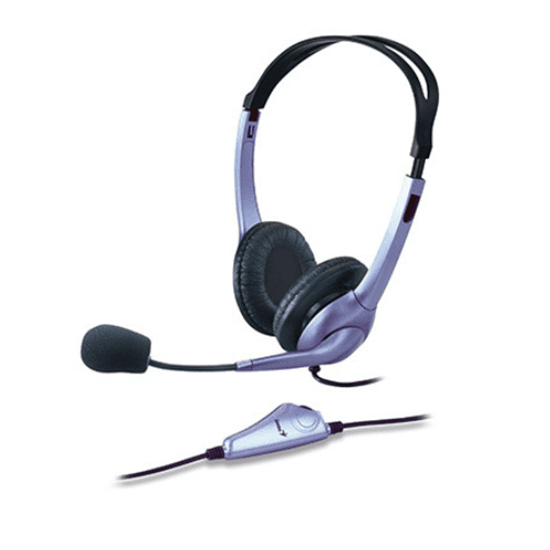 Kufje me kabllo Genius HS-04S / On-Ear / 2x 3.5mm / 32 Ohm / 335g – Vjollcë