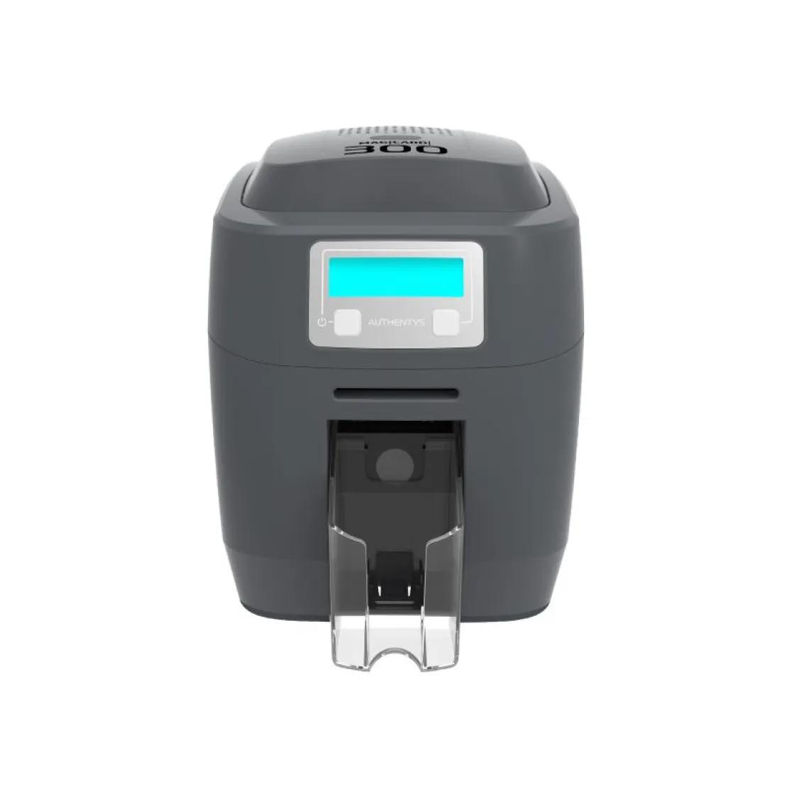 Printer për Karta Magicard Authentys 300 Duo, 300 dpi, printim dyanësh, USB, Ethernet - Bardhë