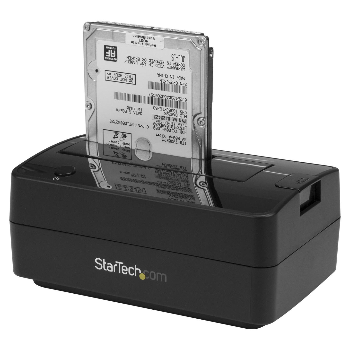 Docking Station për HDD/SSD StarTech.com SDOCKU313E , 1 Bay , 2.5"/3.5" , SATA III , USB 3.1 Gen 2 , 10Gbps , eSATA - Zezë - 5