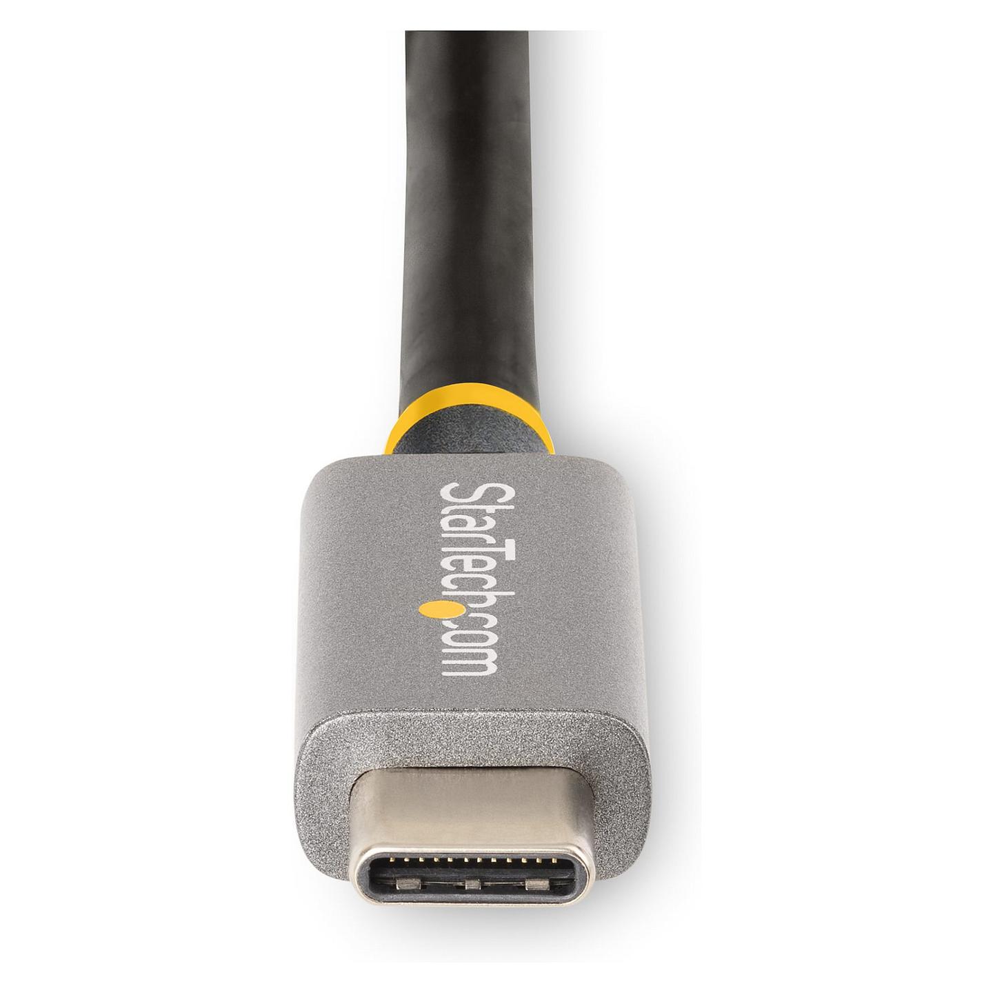 Kabllo USB StarTech.com CC1M-40G-USB-CABLE / USB-C në USB-C / USB4 Gen 2x2 / 40 Gbit/s / PD 100W / 5A / 8K 120Hz / 1m - Hiri/Zezë - 5