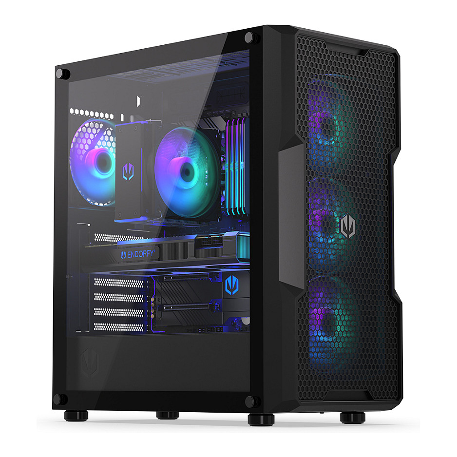 Kasë PC ENDORFY Regnum 400 ARGB / Tower / ARGB / 4x 120mm Fan - Zezë - 1