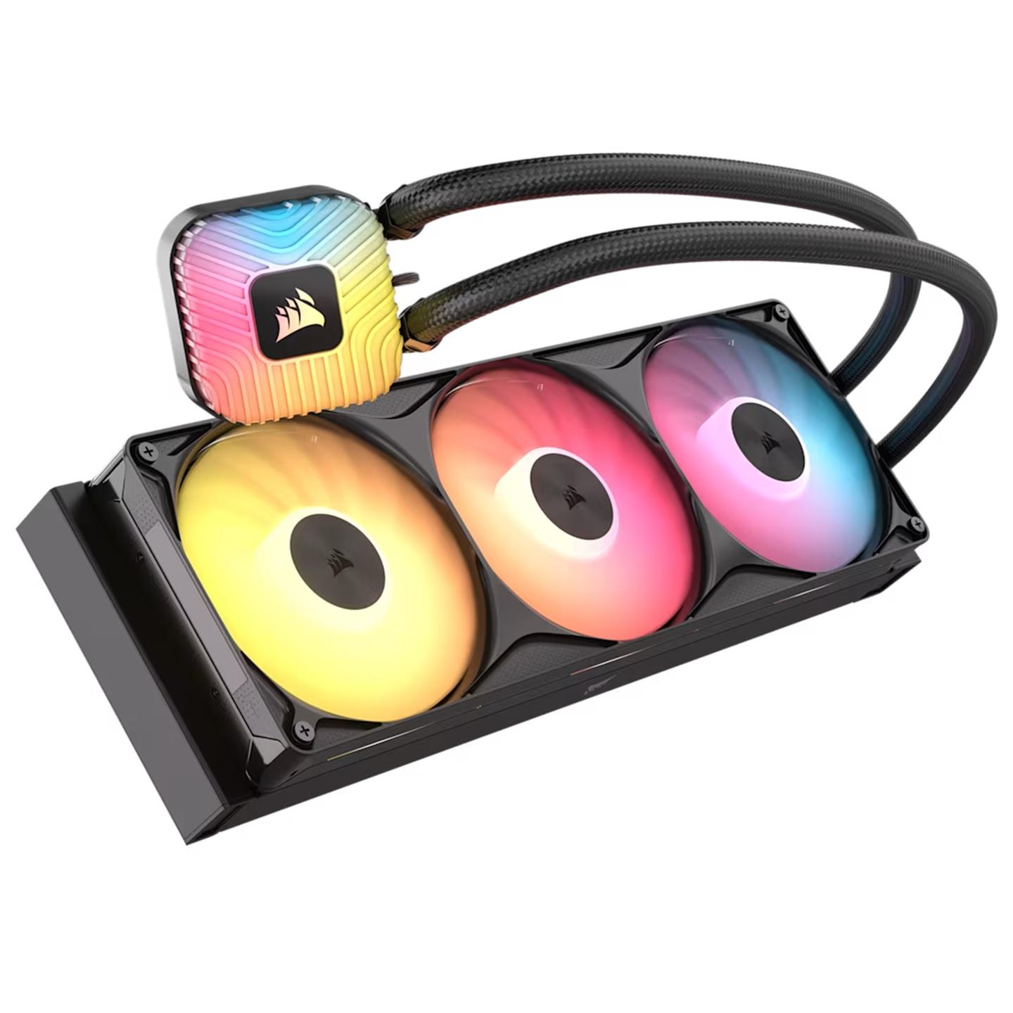 Ftohës për Procesor Corsair NAUTILUS II 360 RS ARGB, 360mm, 3x120mm, AIO, ARGB - Zezë