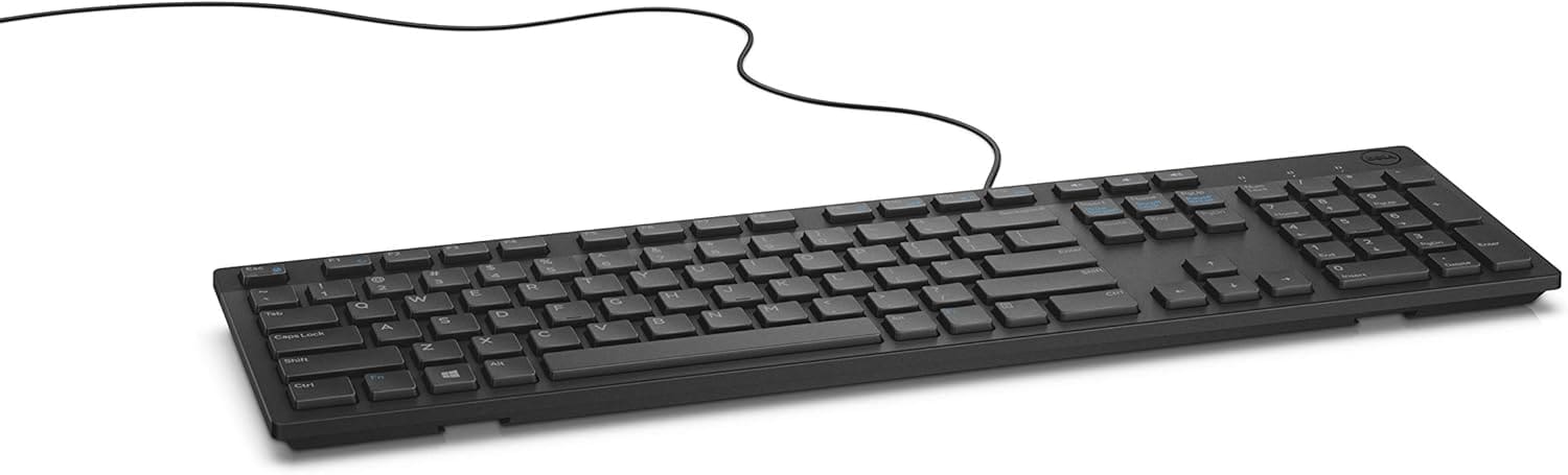 Tastierë DELL Multimedia KB216 / US International (QWERTY) / RTL Box / E zezë