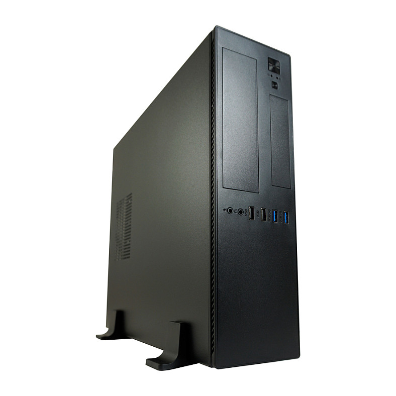 Kasë PC LC-Power LC-1406MB-TFX-ON / Micro Tower / Micro-ATX + Mini-ITX / 80mm Fan Support / 2.5"/3.5" HDD / TFX PSU - Zezë