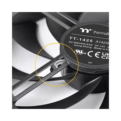 Ftohës për Kasë 140mm Thermaltake TS140 EX RGB 3-Pack Fan – Zezë - 5