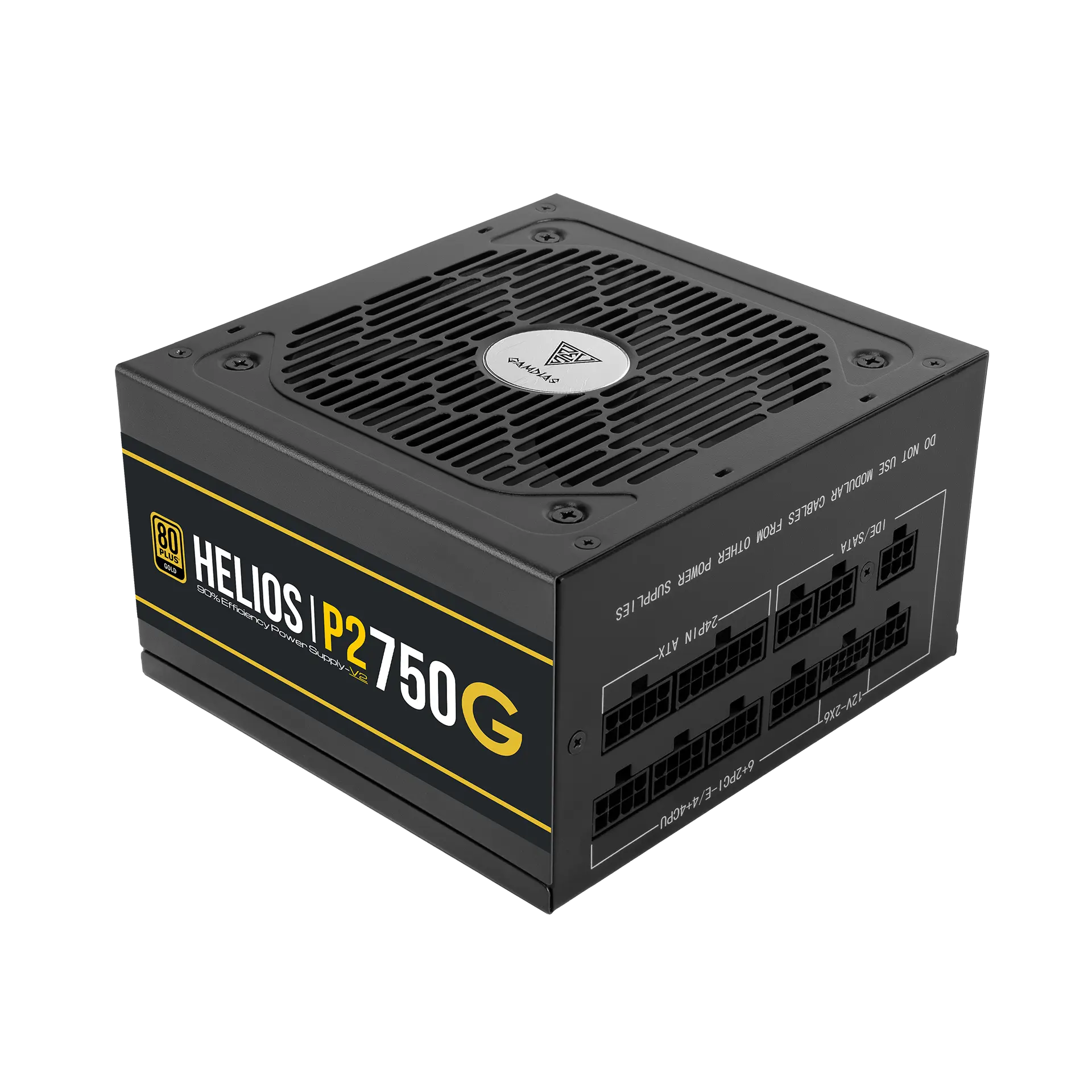 Furnizues Energjie ATX GAMDIAS Helios P1A-750G / 750W / 80 PLUS Gold / ATX 2.52 - Zezë - 2