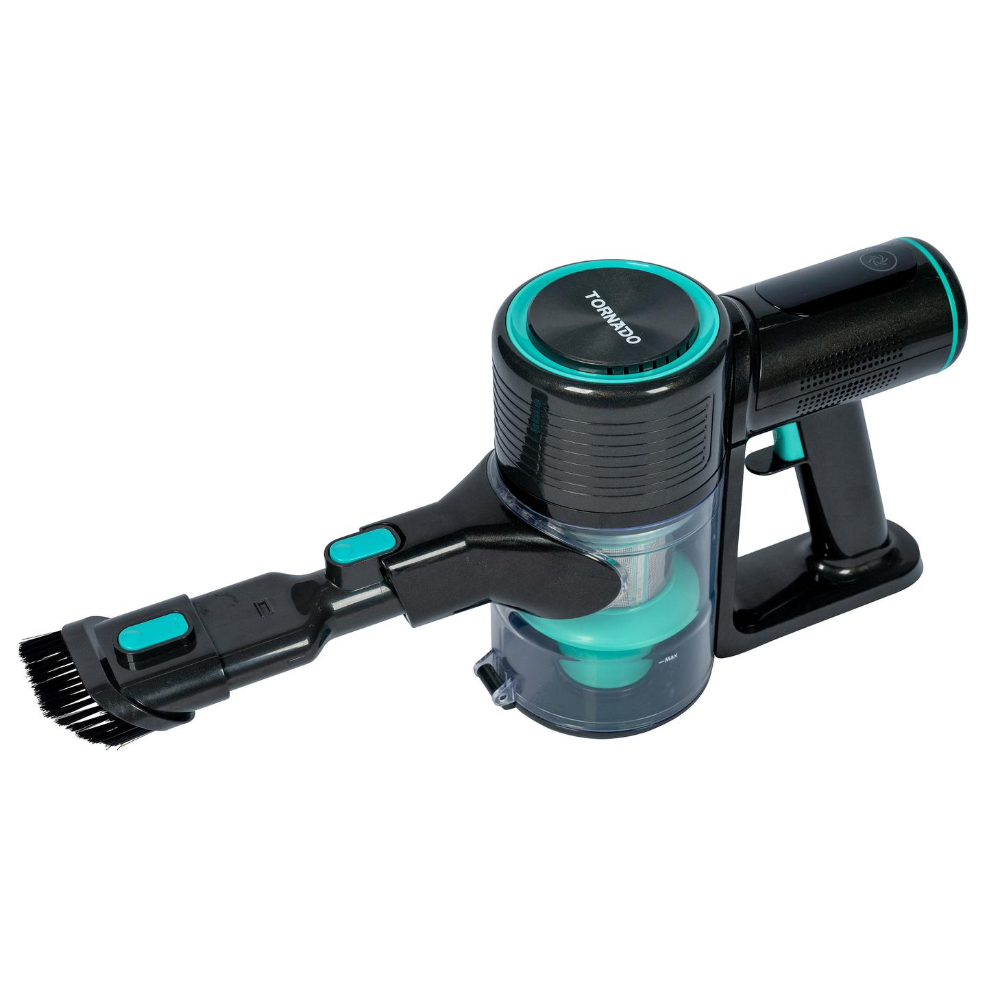 Fshesë me Vakum Tornado VCHSD300GC / 300W / 80W / Li-Ion / HEPA H10 / 3 Nivele / Turbo / LED / 40min – Blu/Zezë - 21