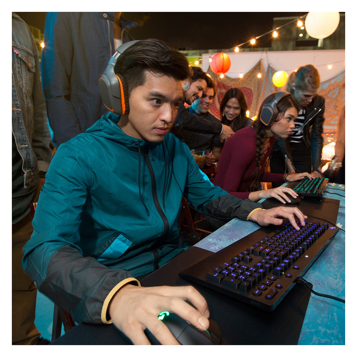 Tastierë Gaming Logitech G213 Prodigy RGB Wired / AZERTY - Zezë - 9