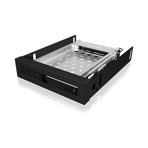 Aksesorë për disqe Hot-Swap Frame: 1× 2.5" SATA to 1× SATA host, trayless design, for 3.5" drive bay – ICY BOX - 2