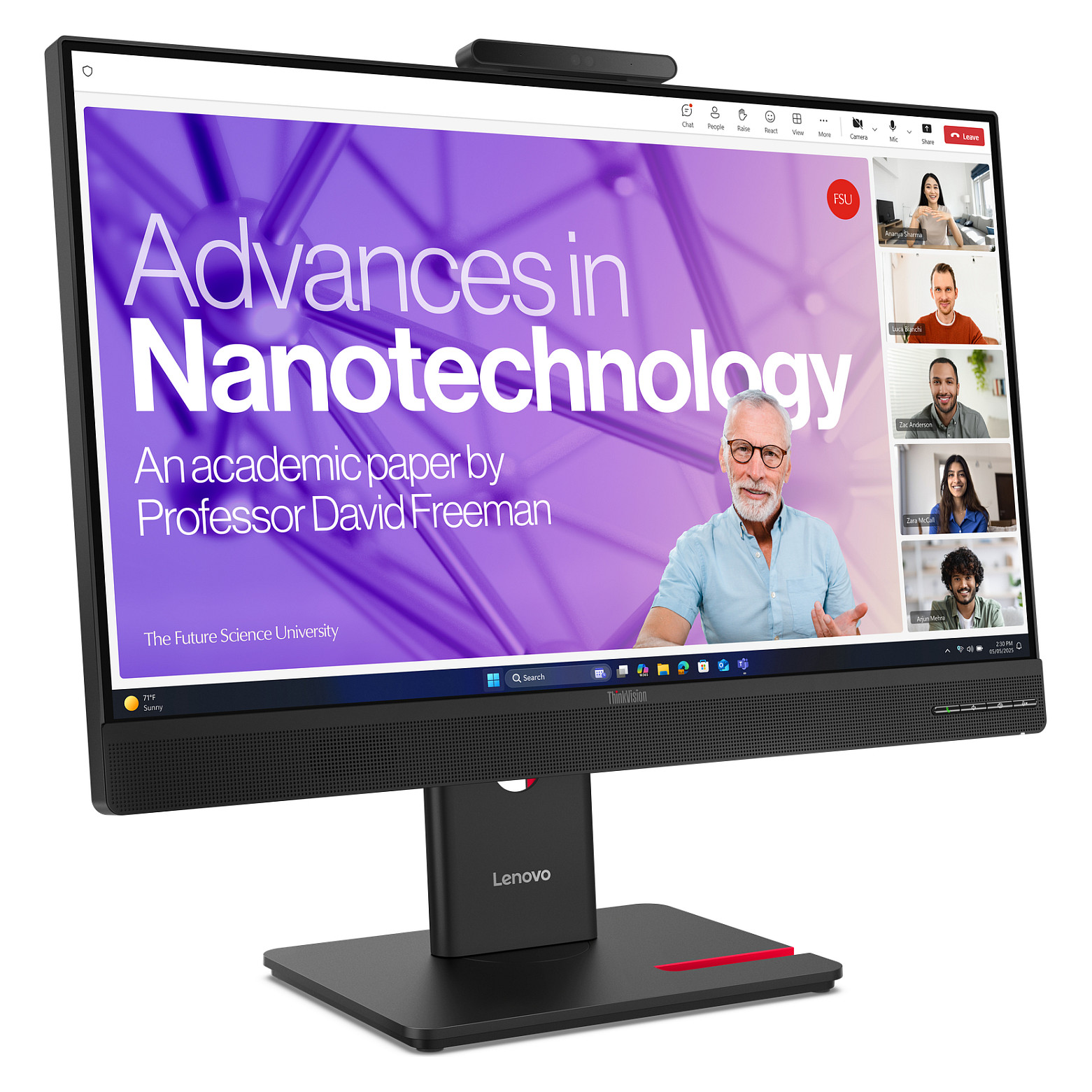 Monitor Lenovo ThinkVision T27QD-4v / 27"/ Quad HD IPS / LCD / 120Hz / 6ms / USB-C + USB-A + HDMI + DisplayPort - Zezë - 2