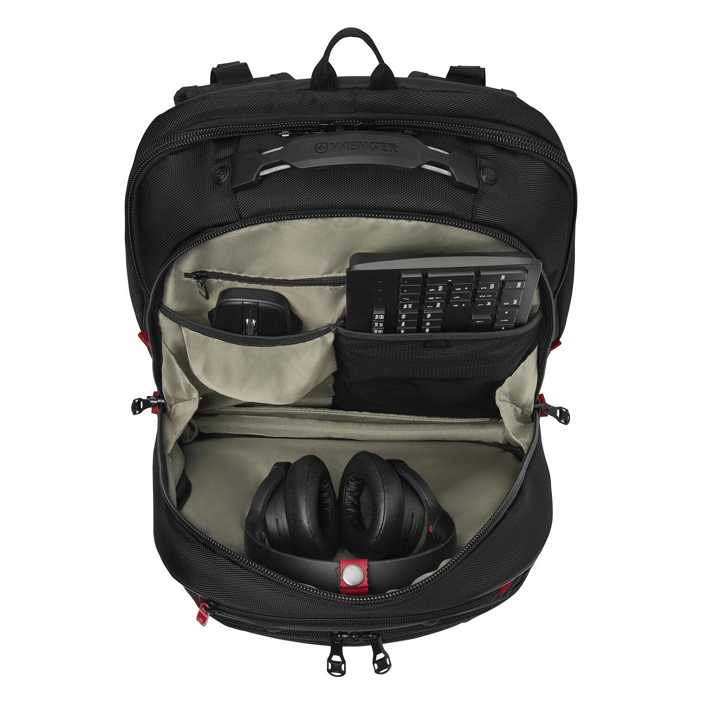 Çantë Wenger Carbon Pro 653129 / 15.6" / 33L / 77% Recycled / Tablet 10" / Trolley Strap - Zezë - 2