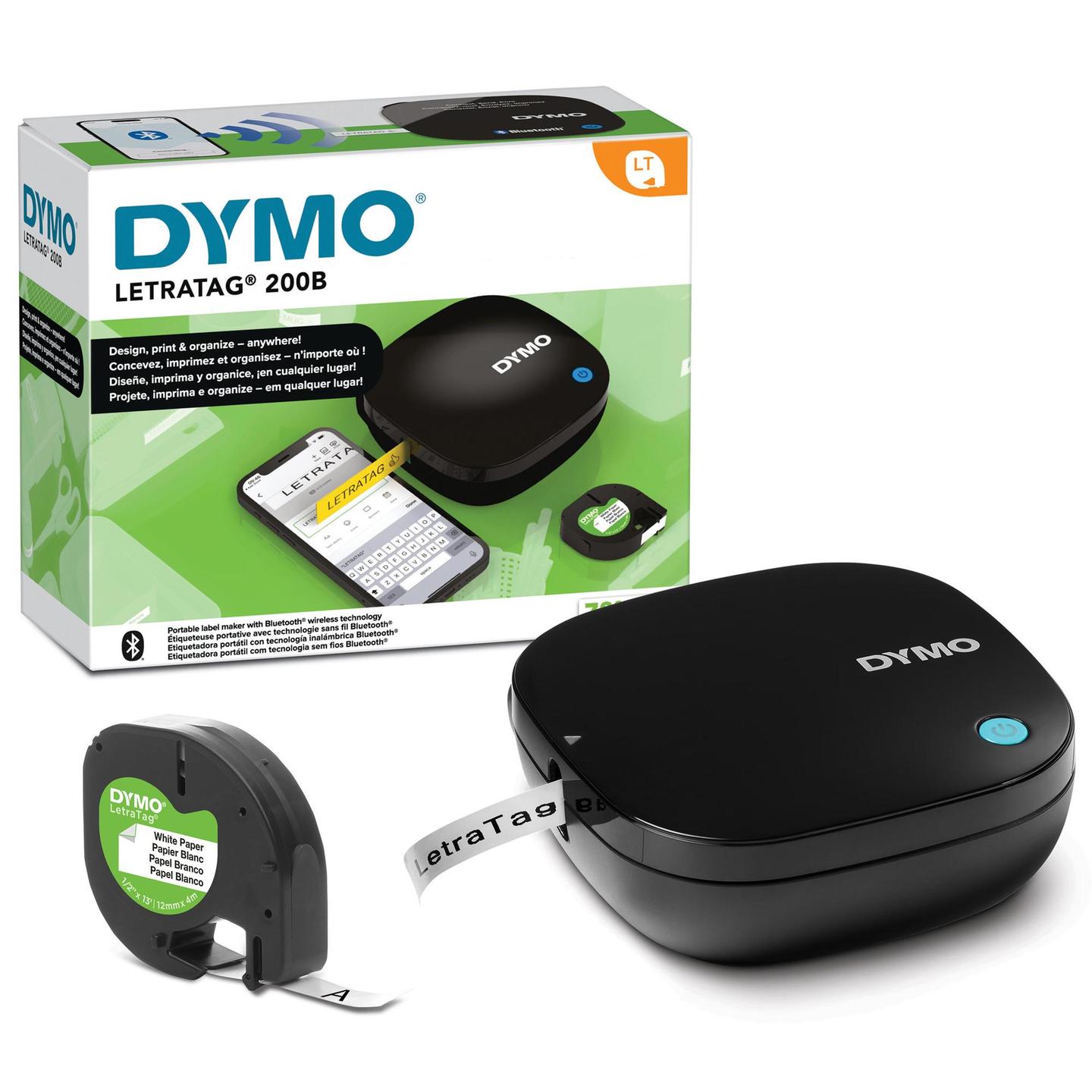 Printer Label DYMO LetraTag LT200B / 2172855 / Bluetooth / Termik Direkt / 200dpi / 7mm/s / 12mm – Zezë