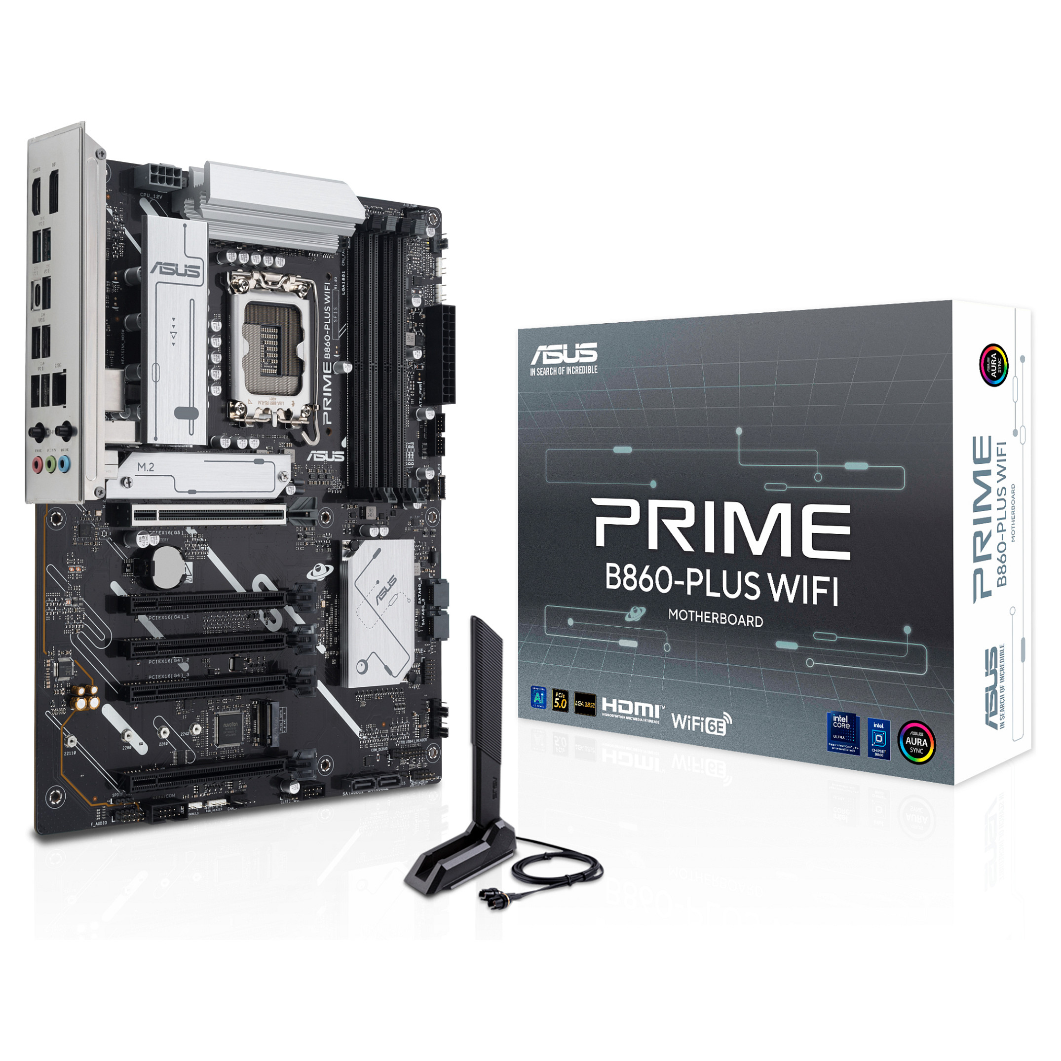 Pllakë Amë MB Intel LGA1851 ASUS PRIME B860-PLUS WIFI DDR5 - 1