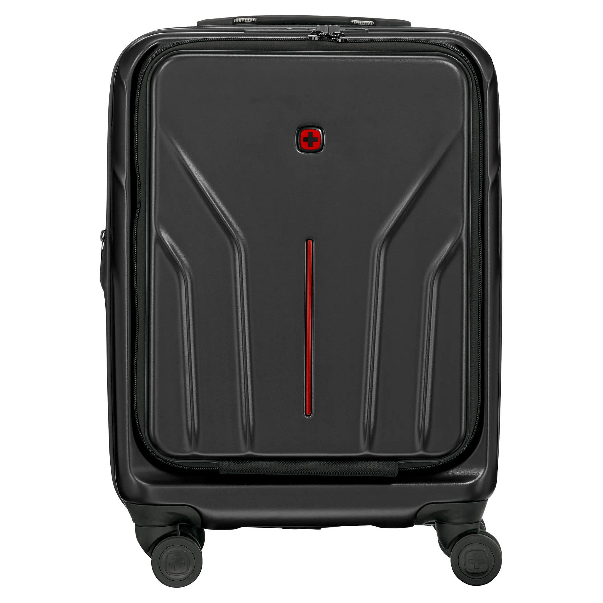 Çantë Kabine Wenger Amplix Carry-On / Hard Shell / Polycarbonate / 36 L / 45 L Expandable / 16" Laptop + 12" Tablet / 4 Spinner Wheels / Travel Sentry / USB-A + USB-C - Zezë - 5