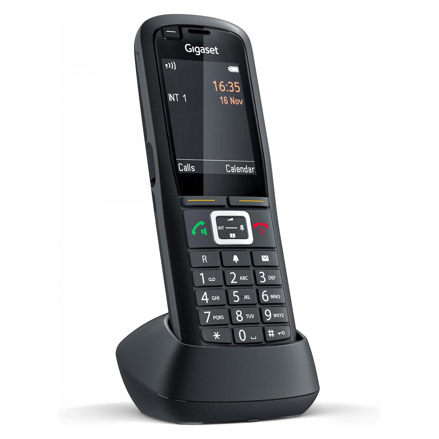 Telefon VoIP Gigaset R700H PRO / S30852-H2976-R102 / DECT / CAT-iq / Ekran TFT 2.4" / IP65 / Bluetooth 4.2 / 500 Kontakte / HD Voice / 3.5 mm – Zezë