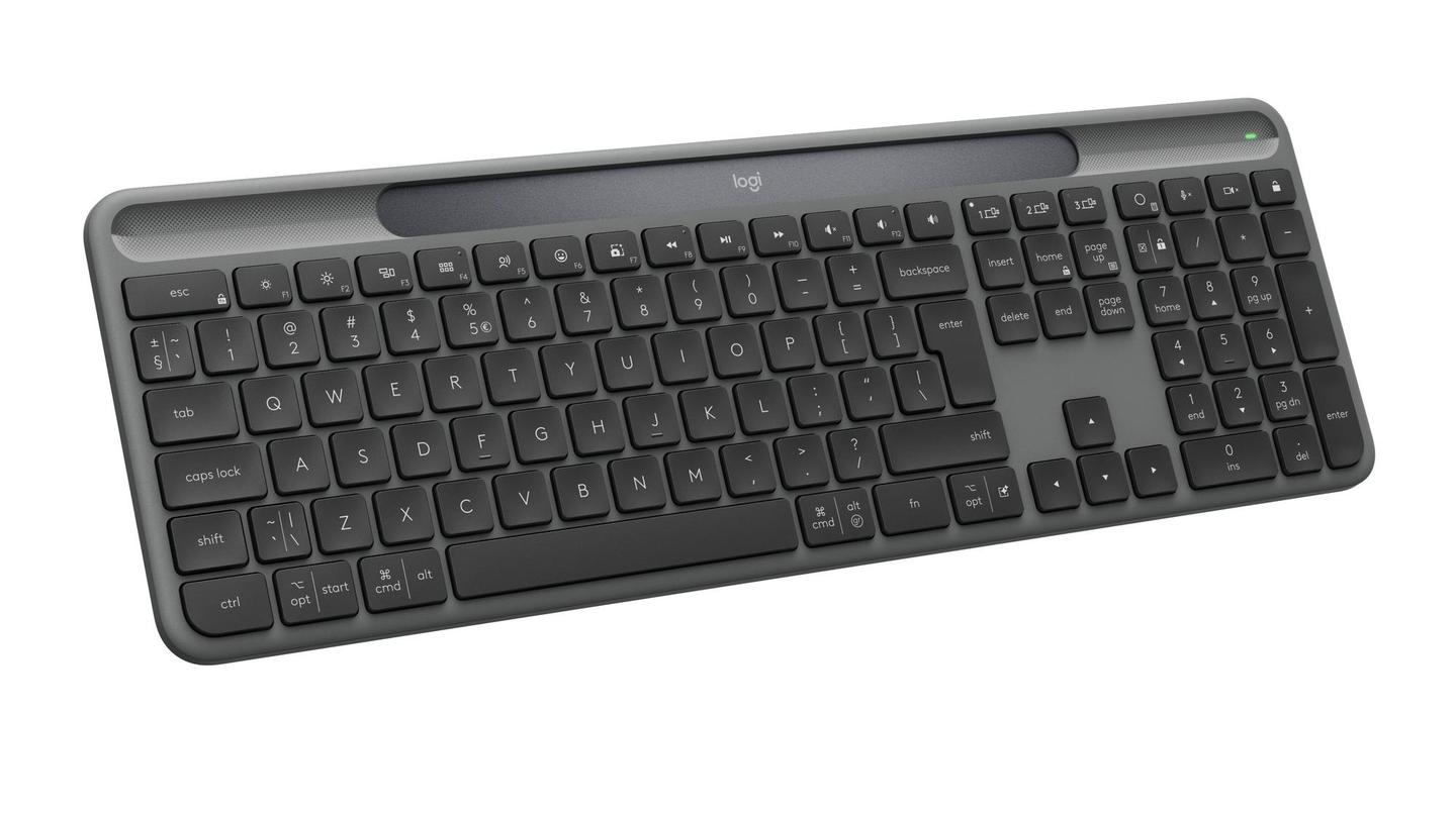 Tastierë Pa kabllo Logitech Signature Slim Solar+ K980 / 920-013764 / QWERTY US International / Bluetooth / Solar – Grafit - 3