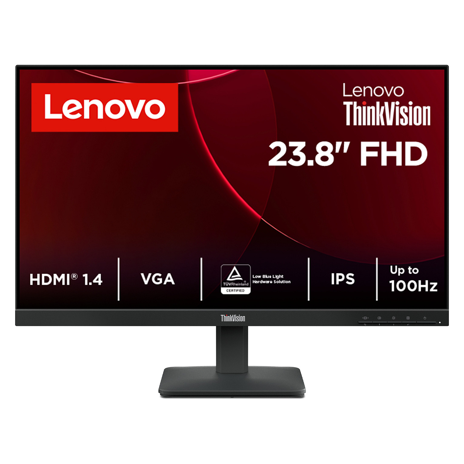 Monitor Lenovo ThinkVision S24-4e / 23.8" / Full HD IPS / 100Hz / 4ms / HDMI+VGA - Zezë