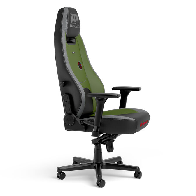 Karrige Gaming noblechairs LEGEND DOOM The Dark Ages Edition / 4D Armrests / 90–125° / 11° Tilt / 150kg – Gjelbër/Gri e Errët - 2