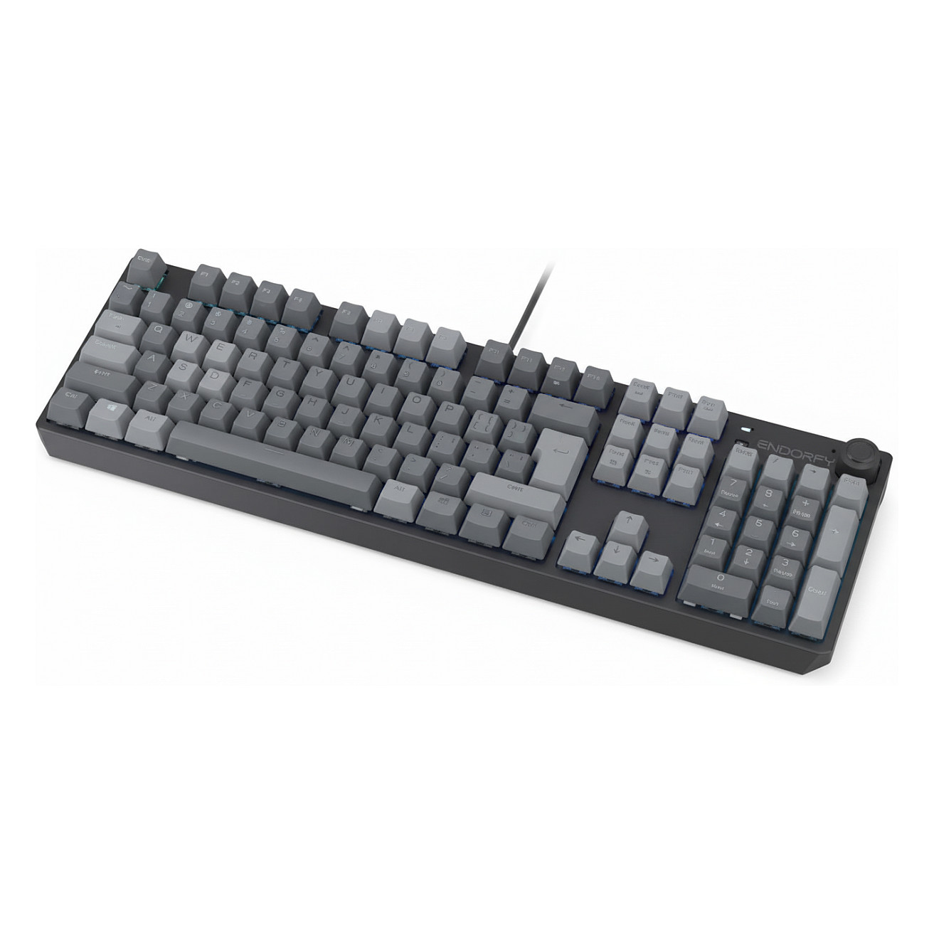 Tastierë Gaming ENDORFY Thock V2 TKL / Wired / DE / Mekanike / Red Switches / RGB / TKL / 88 Taste - Zezë