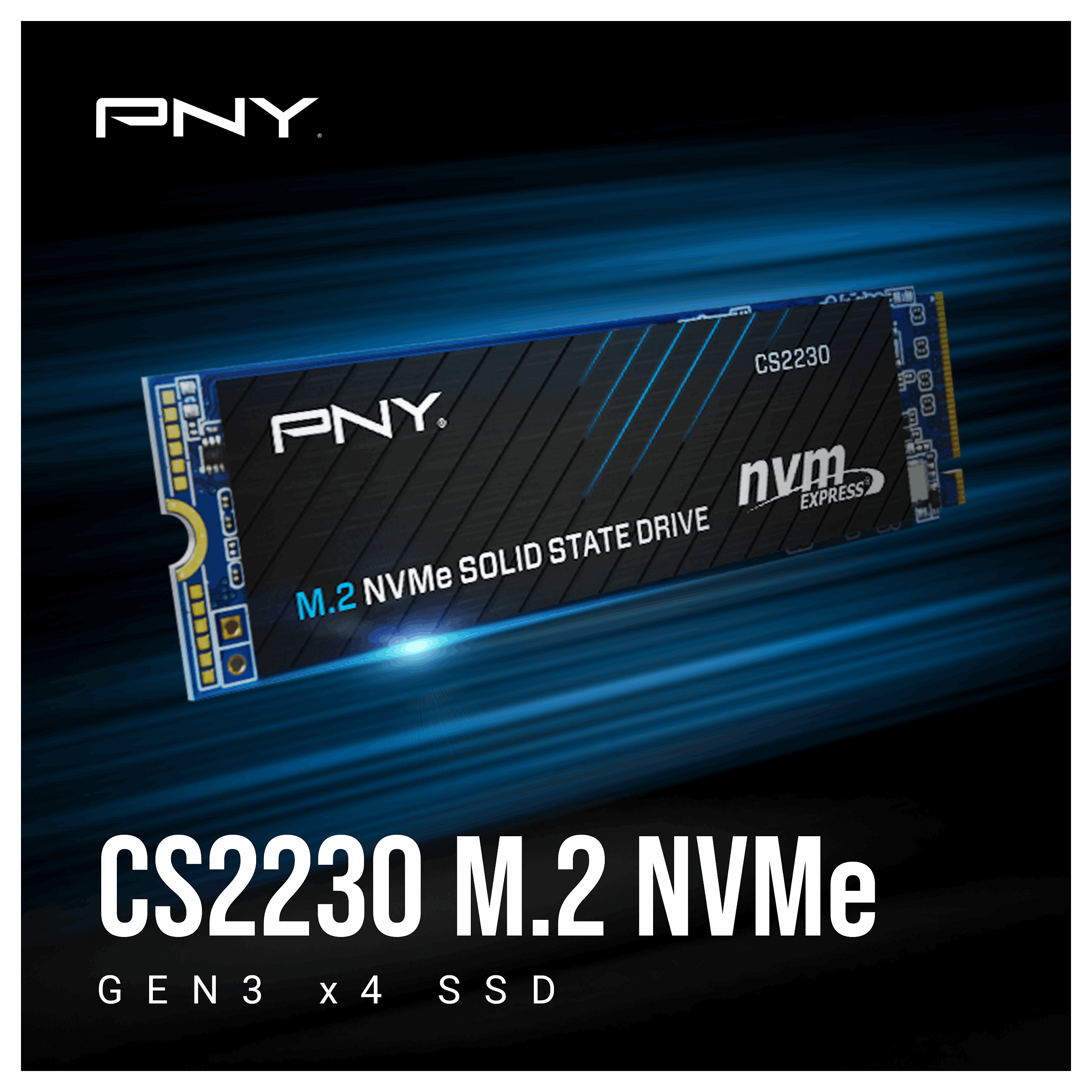 SSD të Brendshme PNY M.2 1TB / CS2230 M280CS2230-1TB-RB / 2280 / PCIe 3.0 x4 / NVMe / 256-bit AES - 11