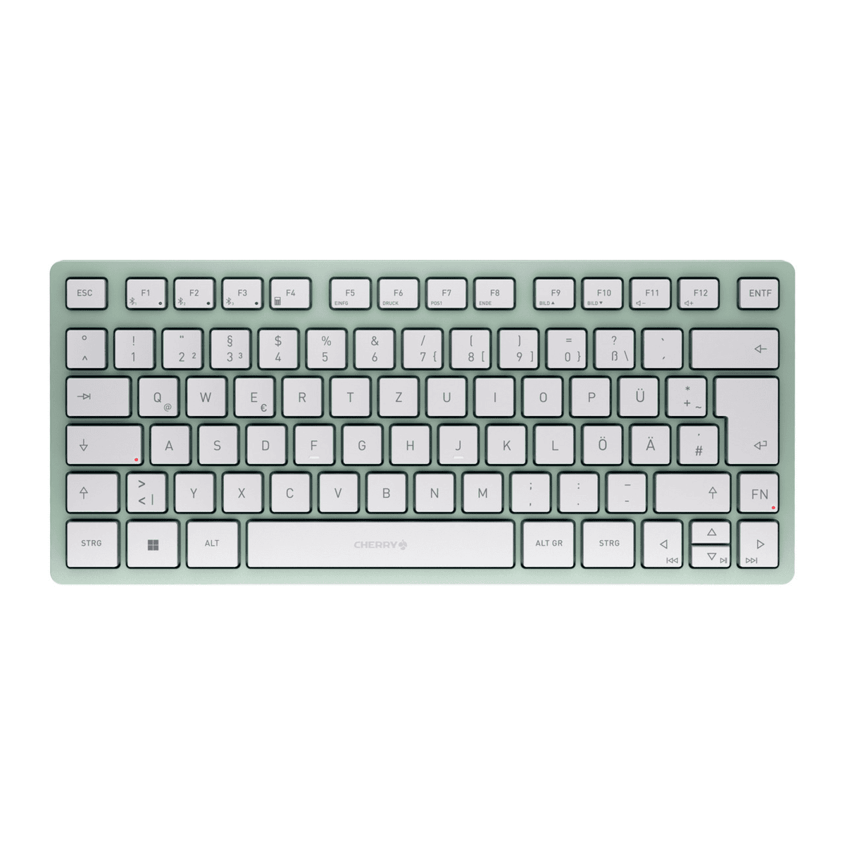 Tastierë pa Kabllo Cherry KW 7100 Mini BT / QWERTZ – Gjelbër - 1
