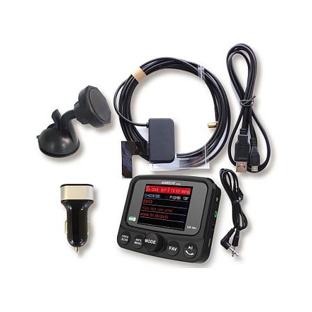 Radio për veturë Albrecht DR 56+, DAB+, DAB, FM, Ekran TFT 2.4" – Zezë - 2