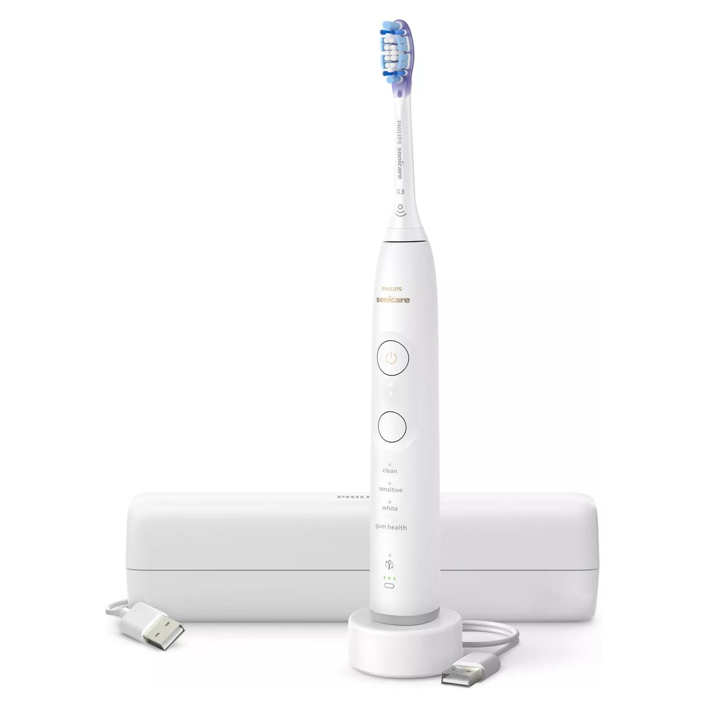 Furçë dhëmbësh elektrike Philips Sonicare Series 7100 / 4 Modalitete / 3 Intensitete / Pressure Sensor / BrushSync / SmarTimer / BrushPacer / 62.000 lëvizje/min – Bardhë - 1