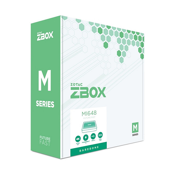 ZOTAC ZBOX MI64 Barebone Mini PC Intel Core i5-1340P / 2x DDR5 SO-DIMM / M.2 SATA & NVMe / Wi-Fi 6 / Dual LAN – E zezë - 7